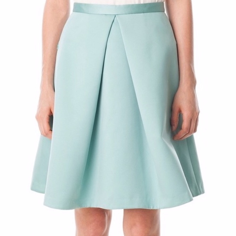 Tibi midi skirt in blue